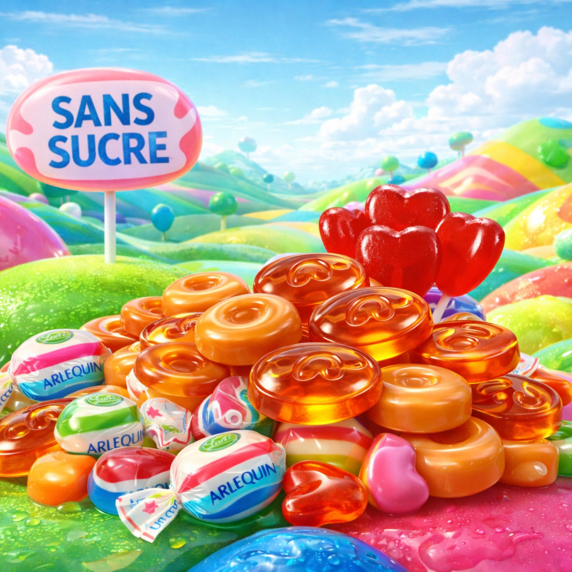 Liste des marques spécialisées dans les bonbons sans sucre disponibles en France