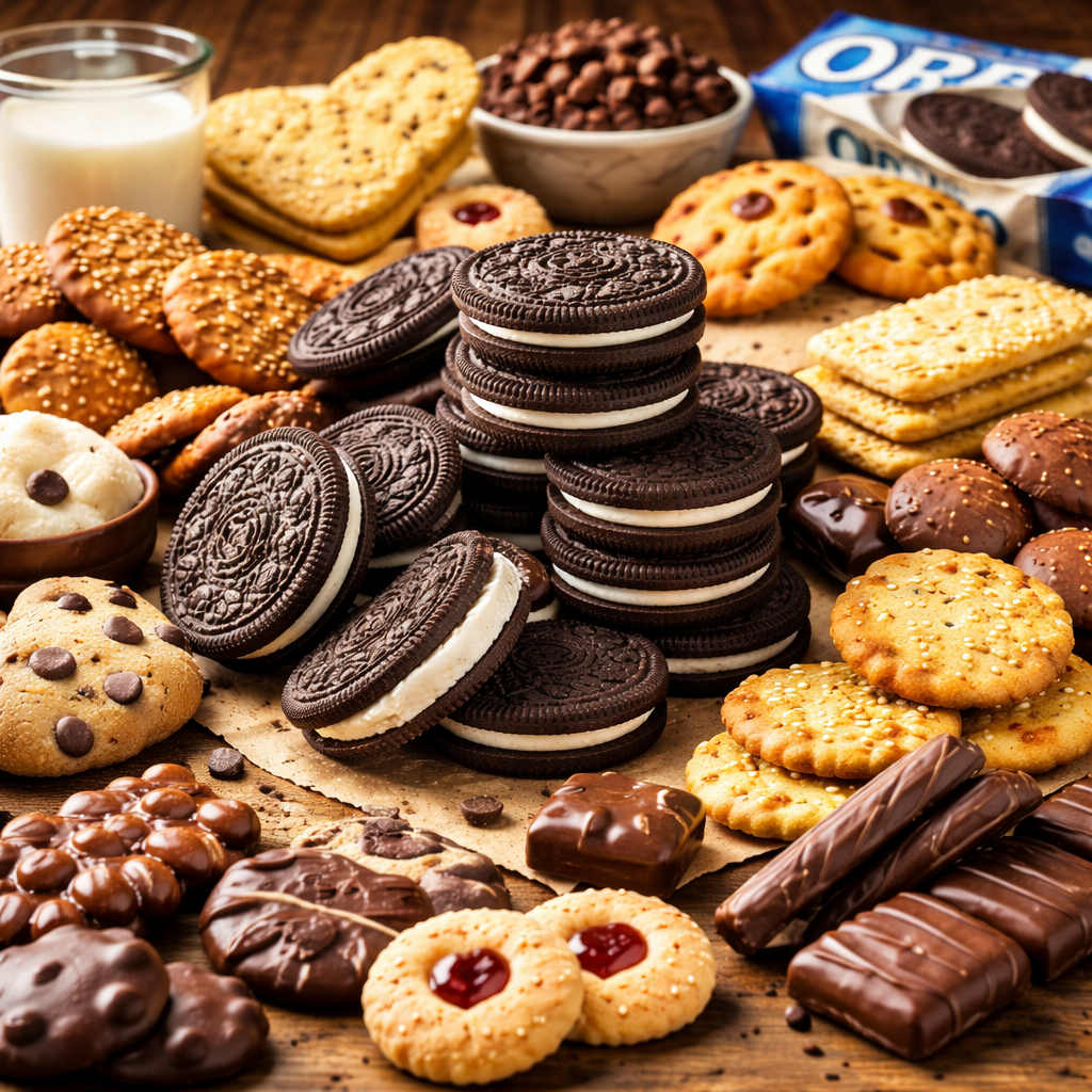 Biscuits : types, marques, histoire et succès des biscuits Oreo