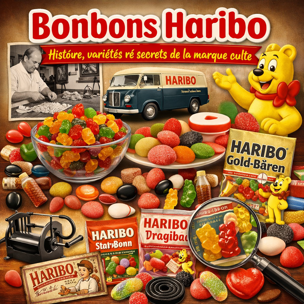 Bonbons Haribo : histoire, variétés et secrets de la marque culte