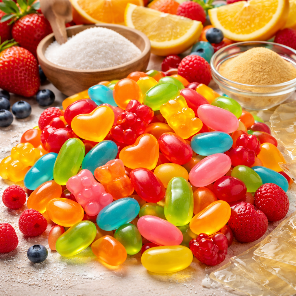 Bonbons lisses gélifiés : définition, types, goûts et meilleures marques