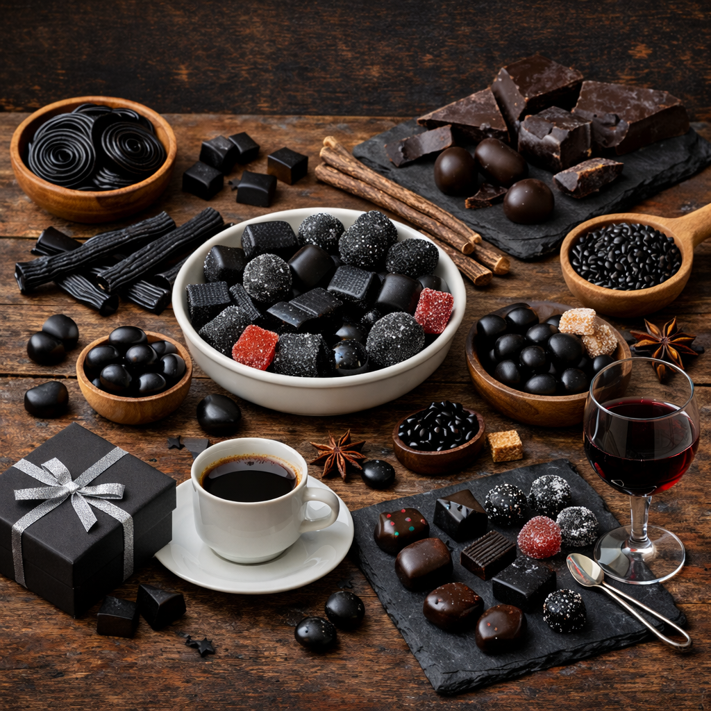 Bonbons noir : des confiseries au goût intense à découvrir