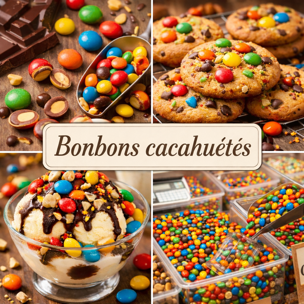 Bonbons cacahuètes : le guide complet (chocolat, recettes, comparatif & achat)