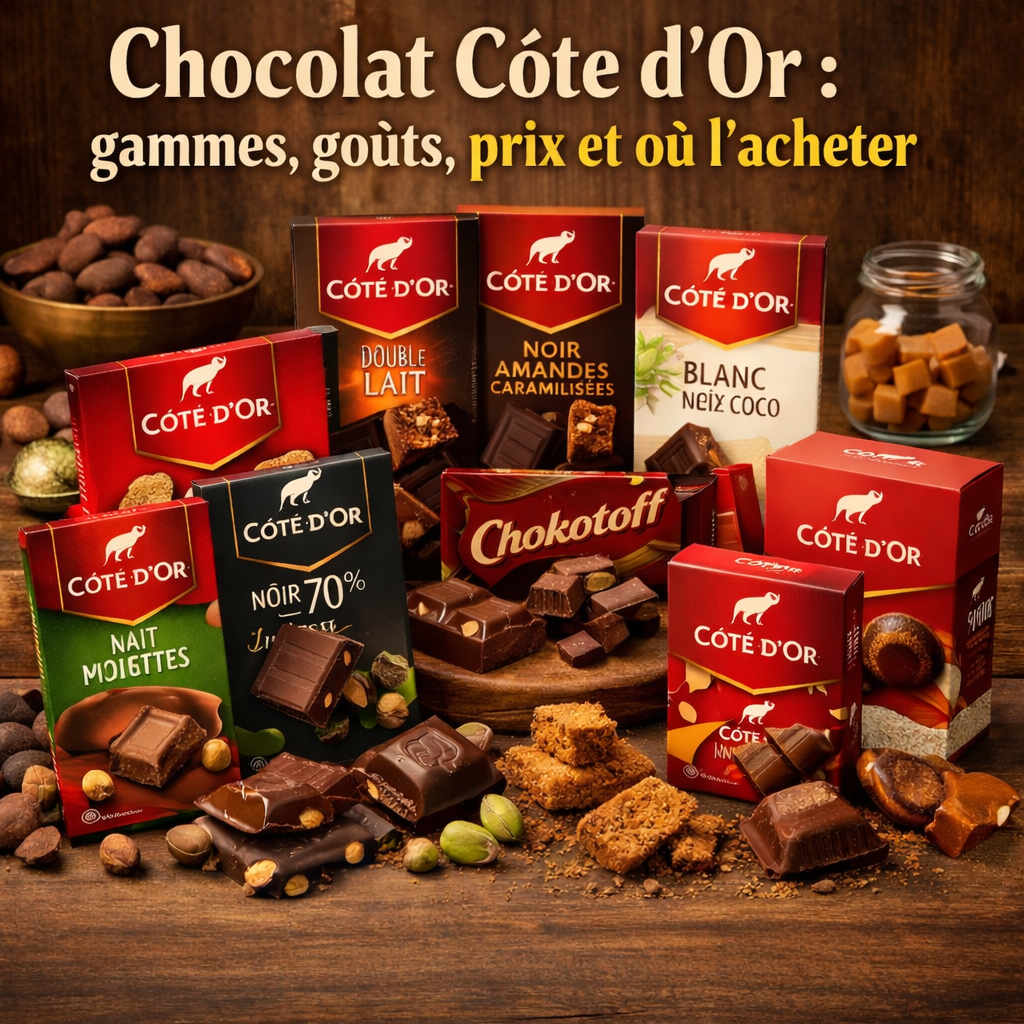 Chocolat Côte d’Or : gammes, goûts, prix et où l’acheter