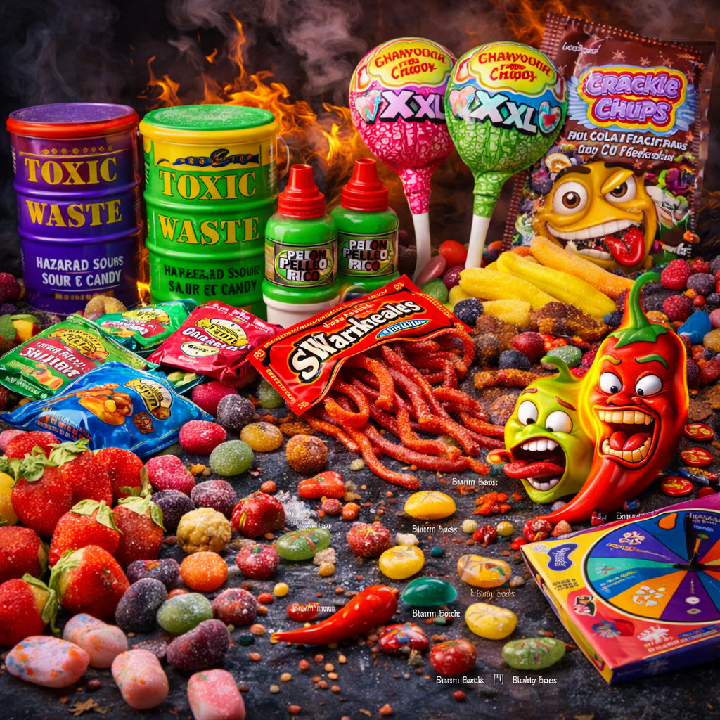 Les bonbons les plus extrêmes du monde : acides, pimentés, géants et totalement fous