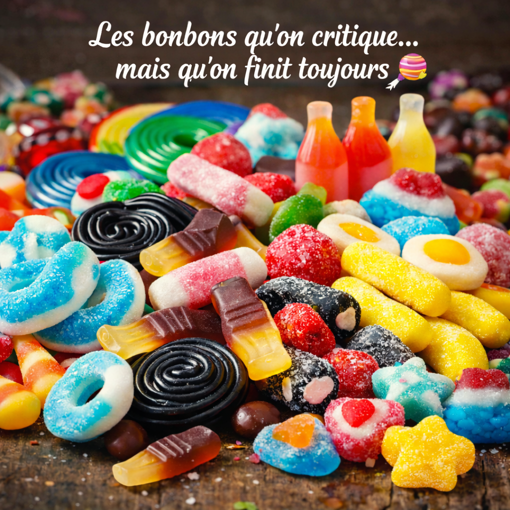 Les bonbons qu’on critique… mais qu’on finit toujours🍬