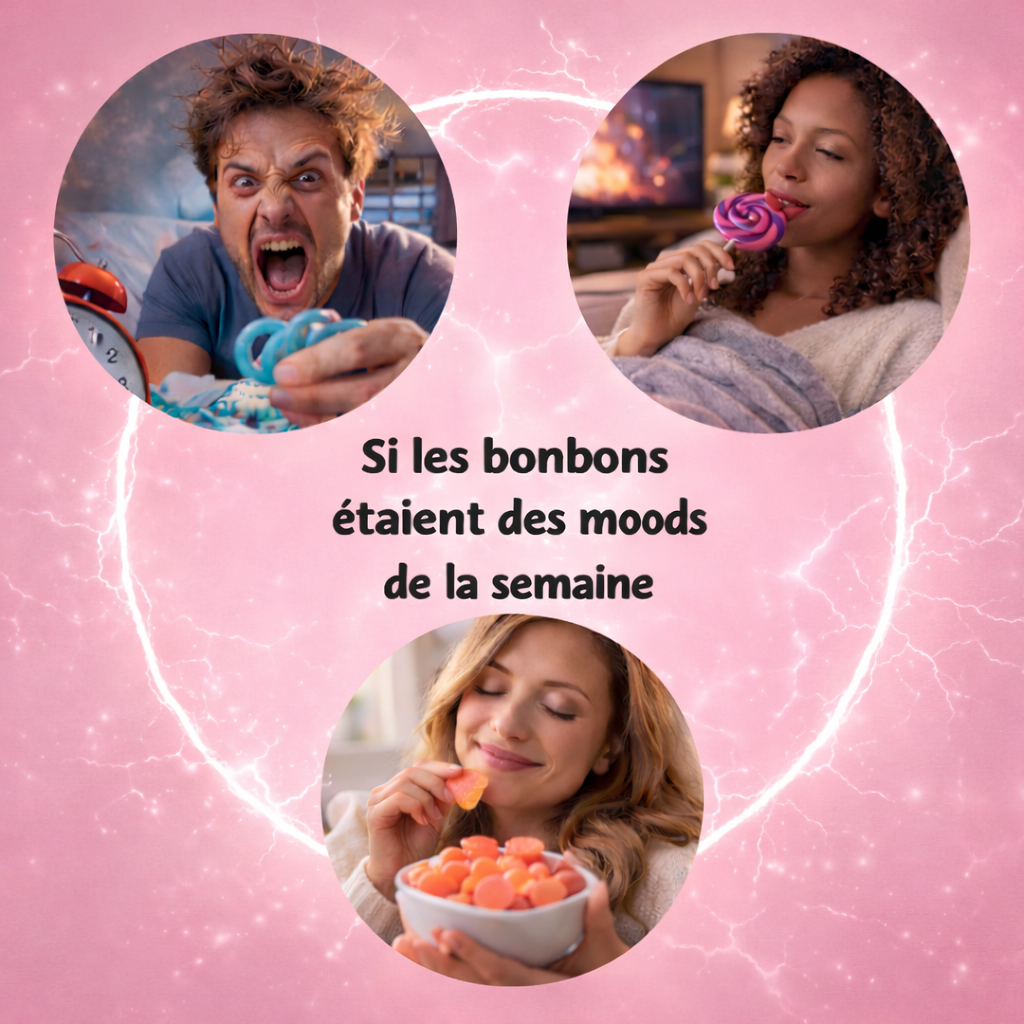 Si les bonbons étaient des moods de la semaine