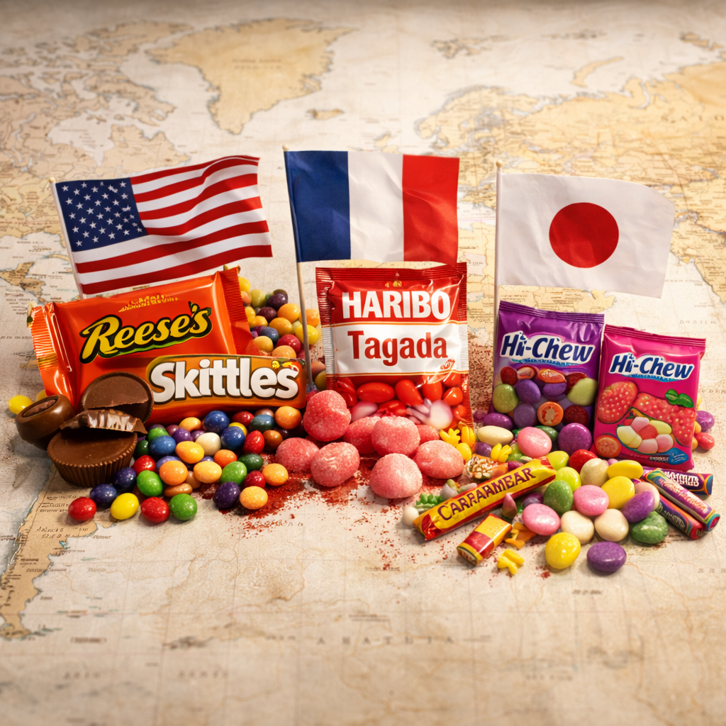 Les bonbons préférés par pays : tour du monde des goûts sucrés