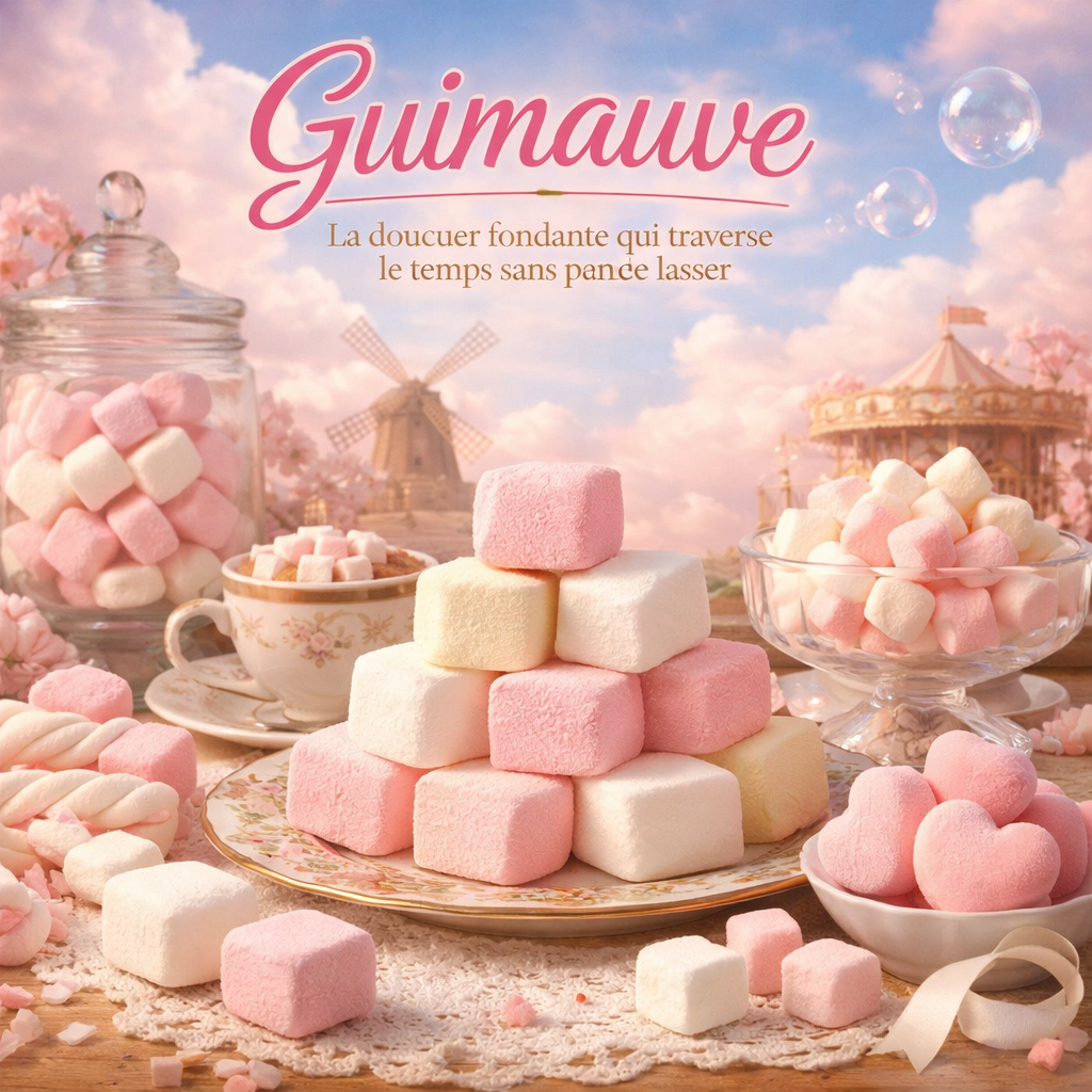 Guimauve : la douceur fondante qui traverse le temps sans jamais lasser