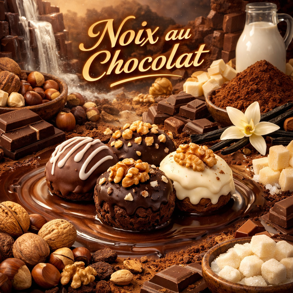 Noix au chocolat : guide complet, histoire, recettes, nutrition et conseils d’expert