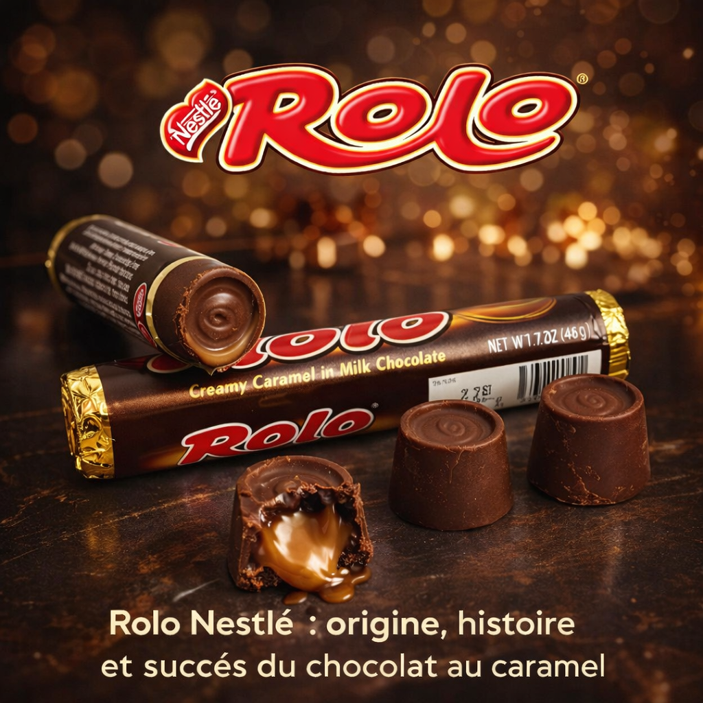 Rolo Nestlé : origine, histoire et succès du chocolat au caramel