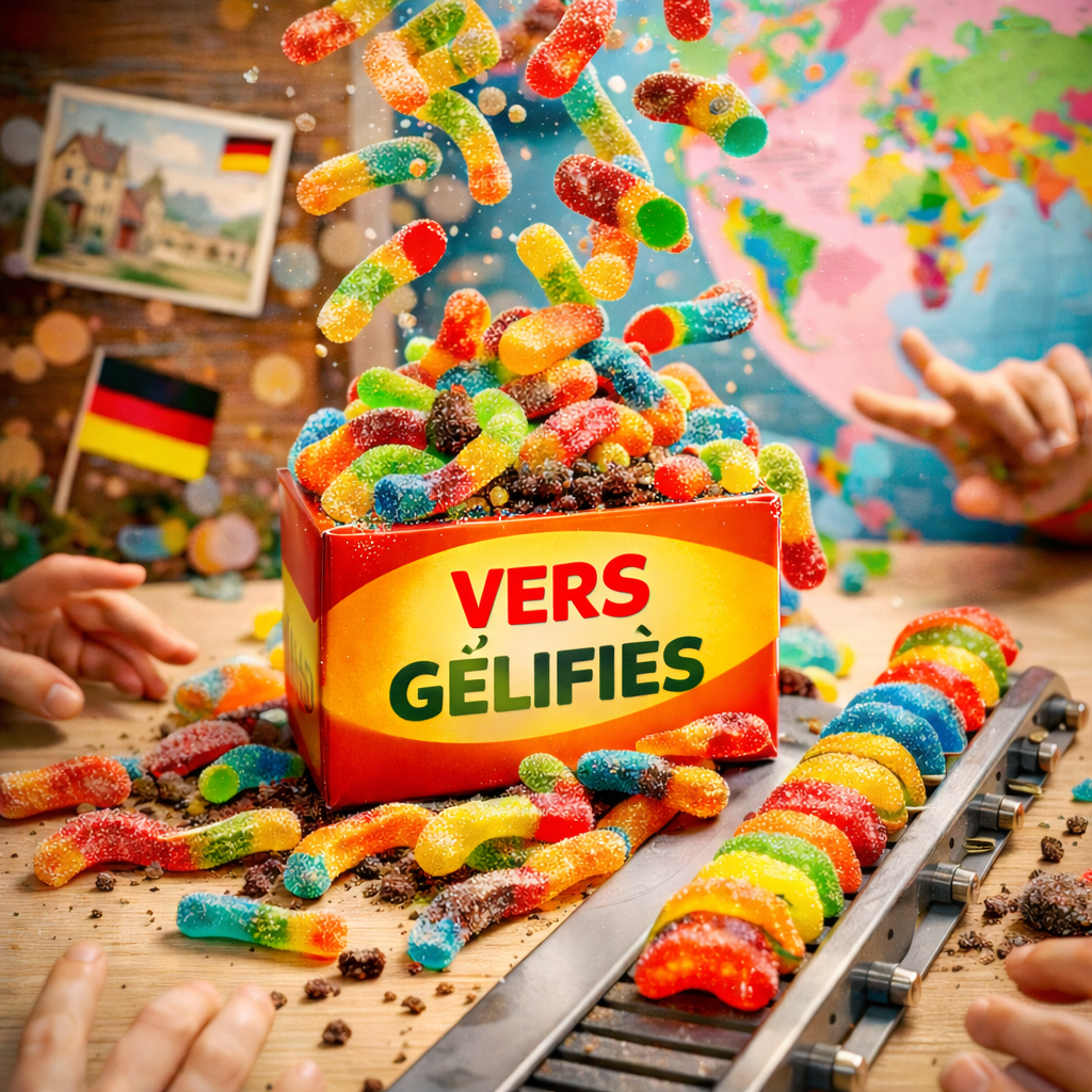 Histoire des vers gélifiés : origine et succès des bonbons gélifiés