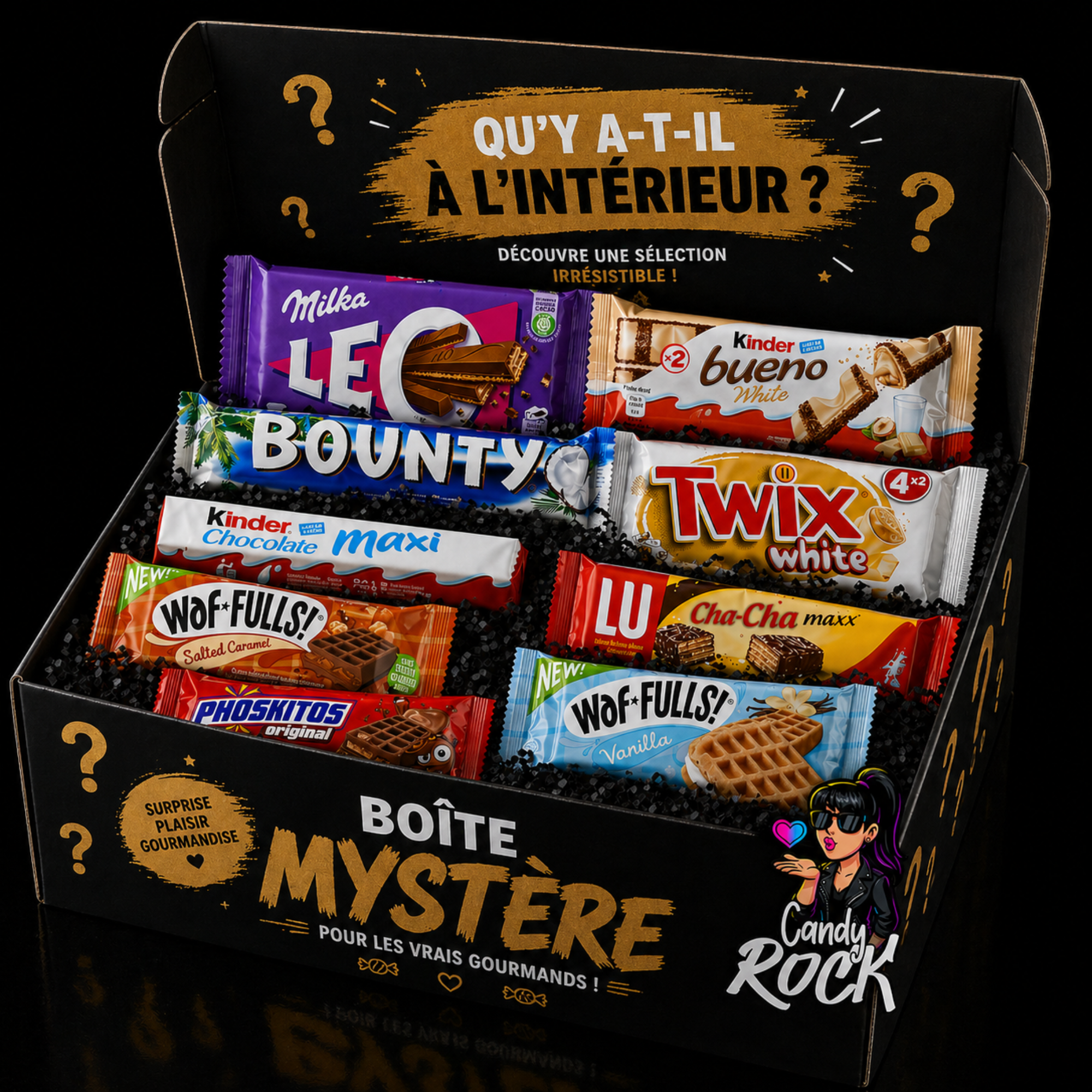Boîte Mystère Anti-Gaspi Sucrée – 10 Produits Surprise | CandyRock