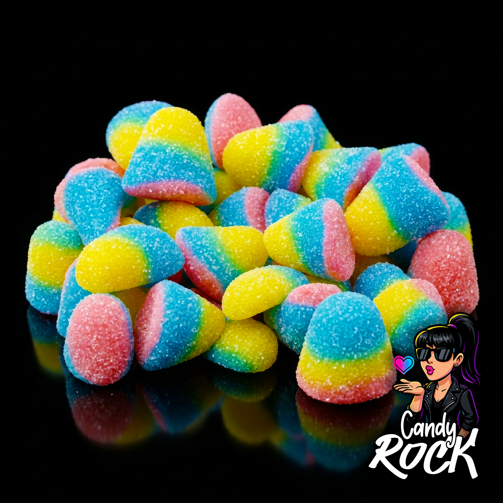 Bonbons Bisous Multicolores Acides – VIDAL