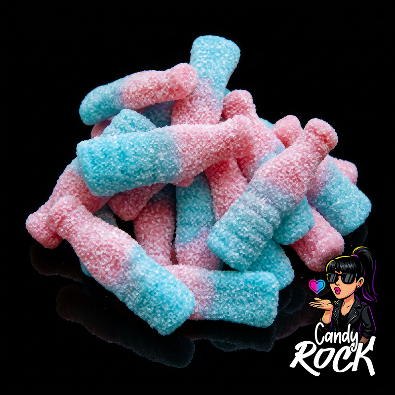 🎸 Des bouteilles bubble gum version culte & acidulée