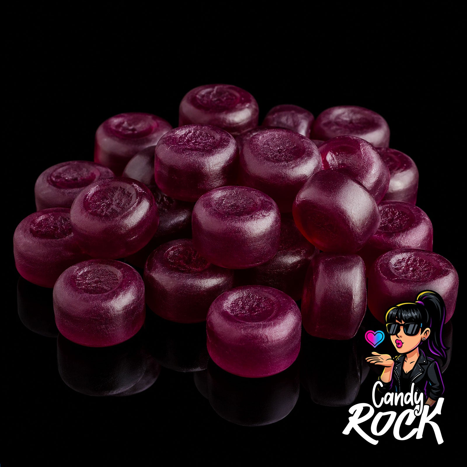 Bonbons Boutons Violette Lisses – Frisia