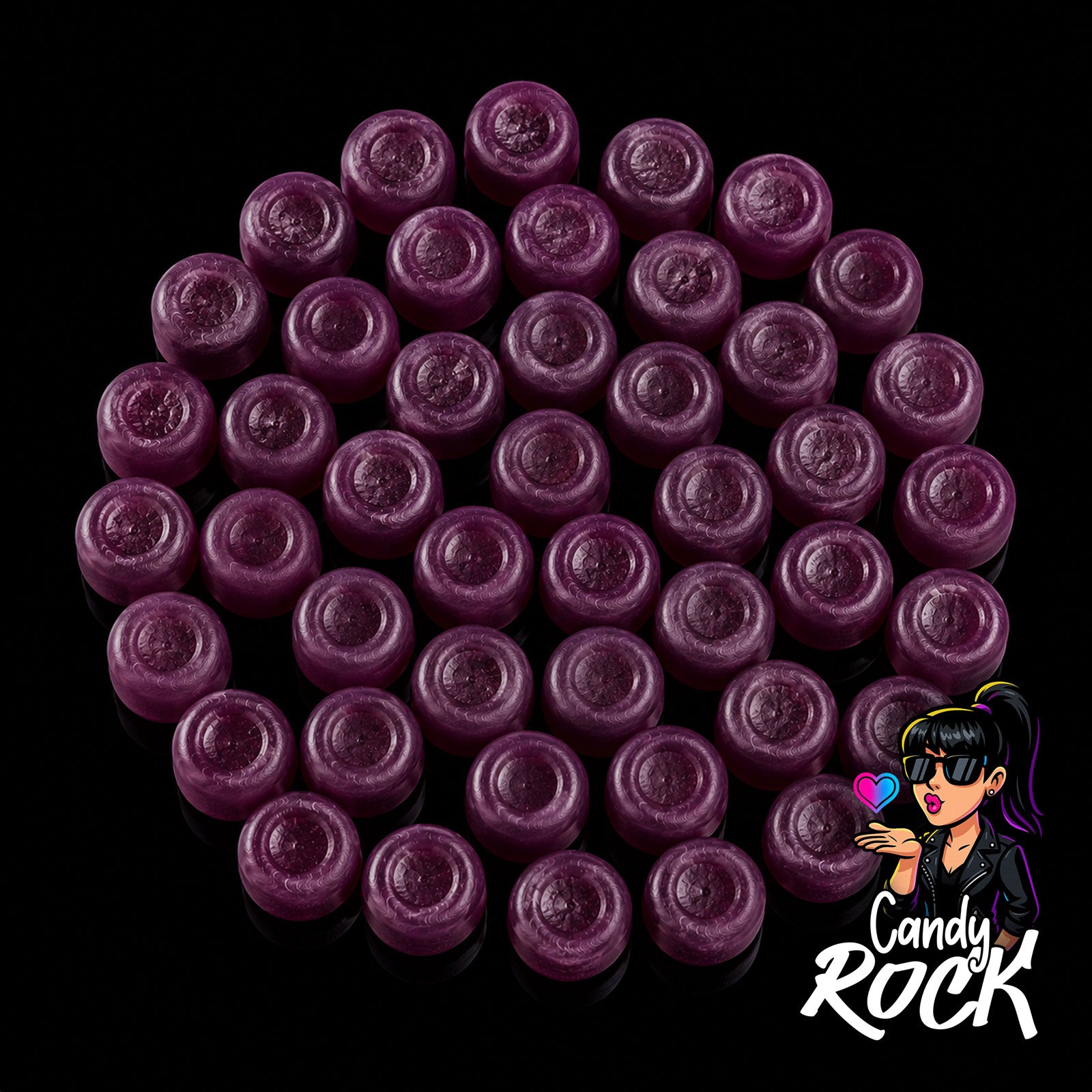 Bonbons Boutons Violette Lisses – Frisia