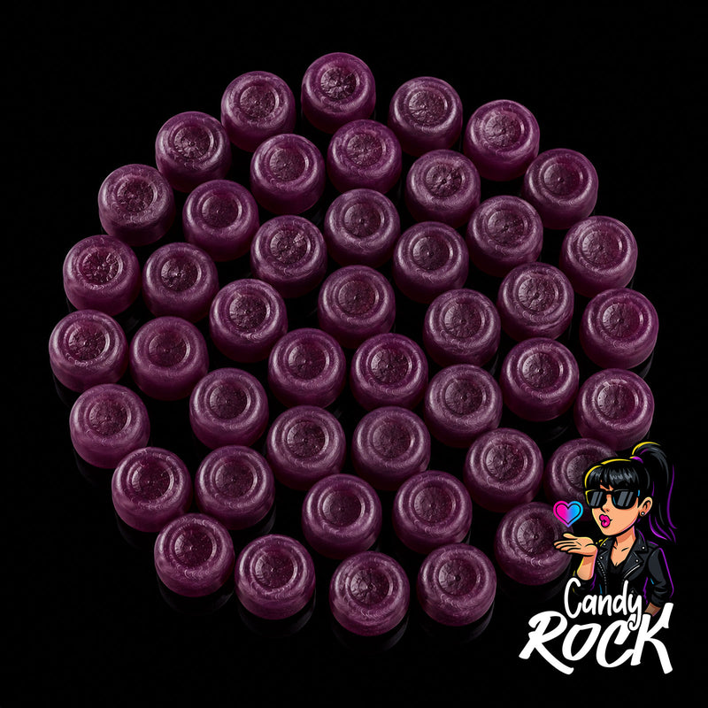 🎸 Boutons Violette Frisia : lisses & floraux 💜