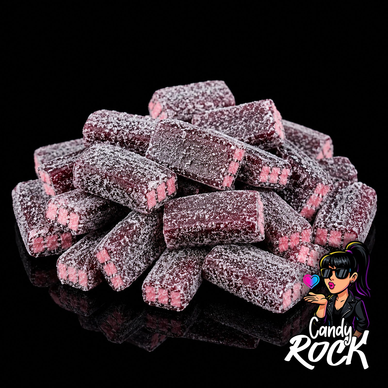 Bonbons Briques Cerise Acidulées – Dulceplus
