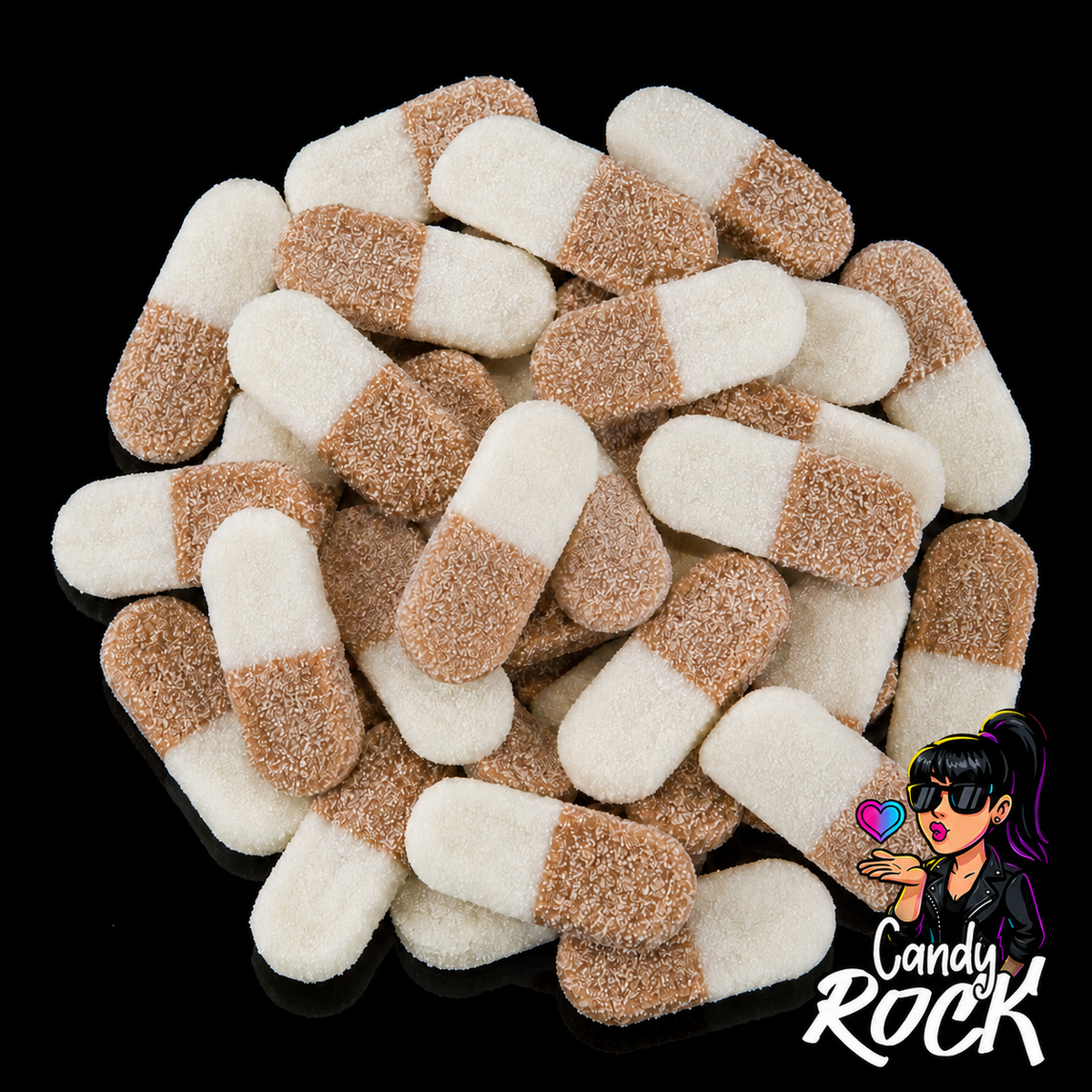 Bonbons Vegan Briquettes Cola Acidulés – Frisia