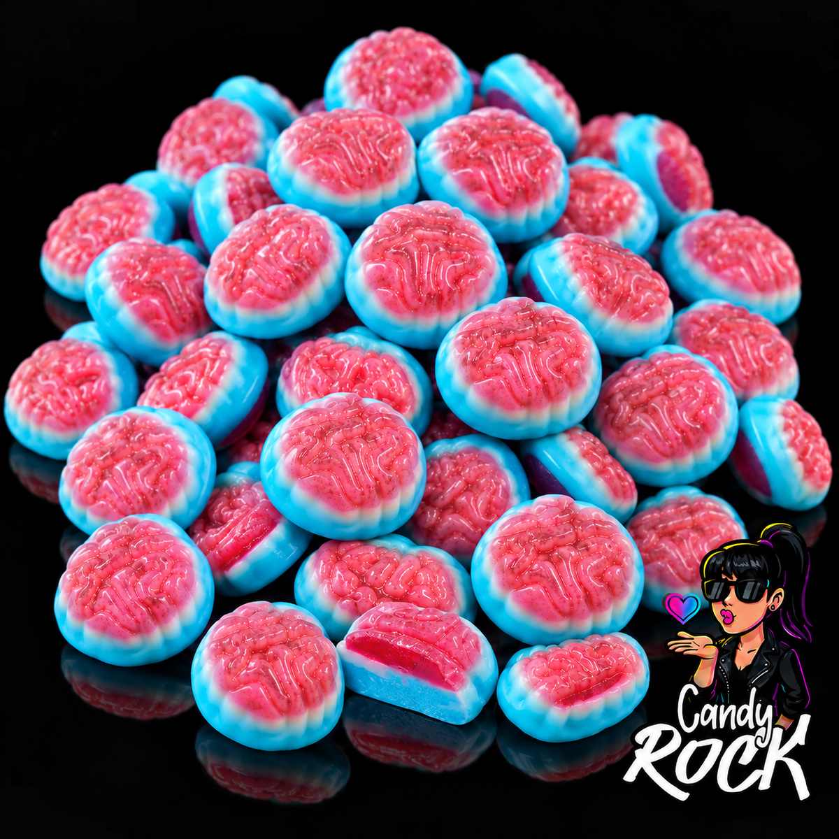 Bonbons Cerveaux Lisses Fourrés Halloween – Vidal