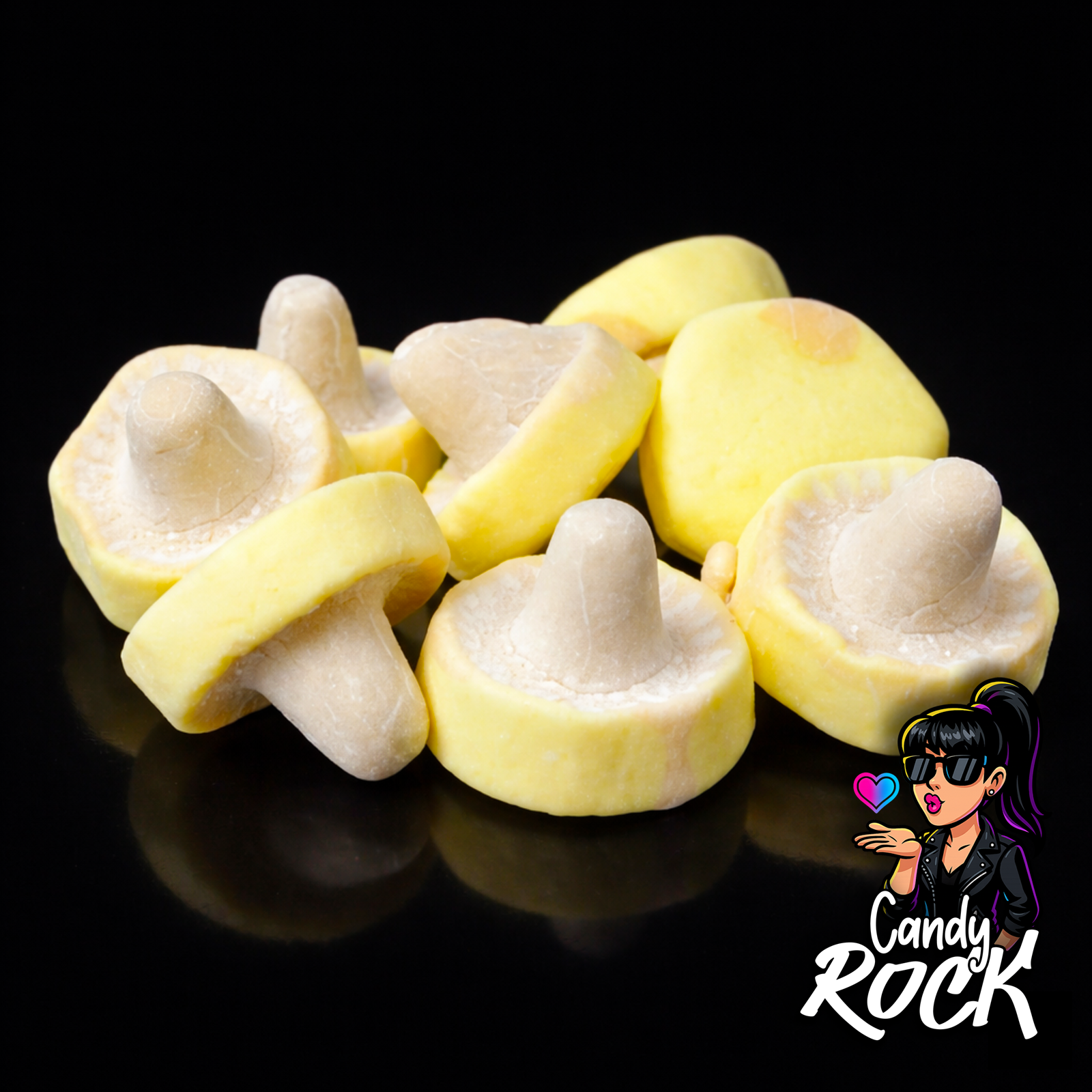 Bonbons Champignons Banane Caramel – Franssons