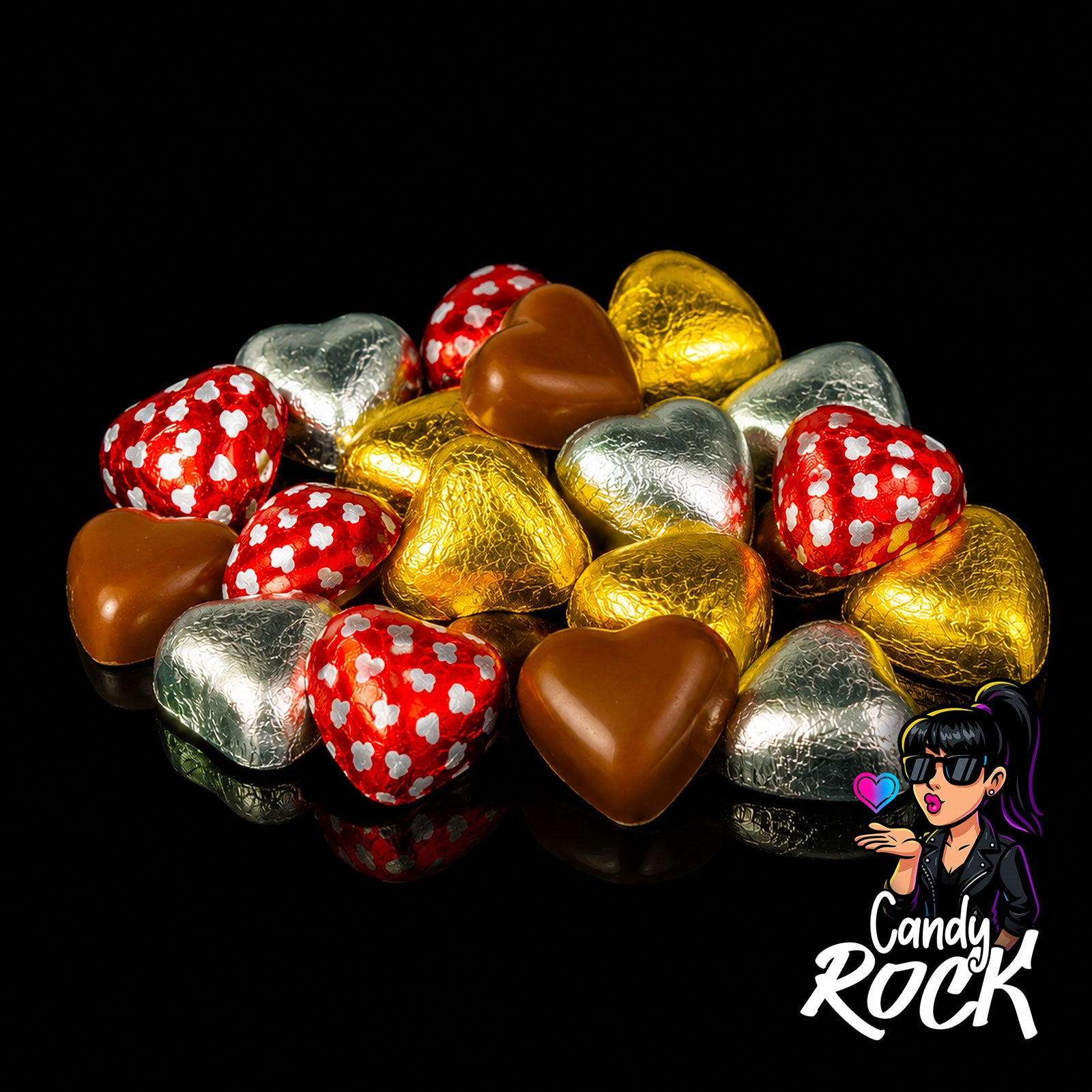 10 Bonbons Coeurs Chocolat Assortis – Dolci Momenti