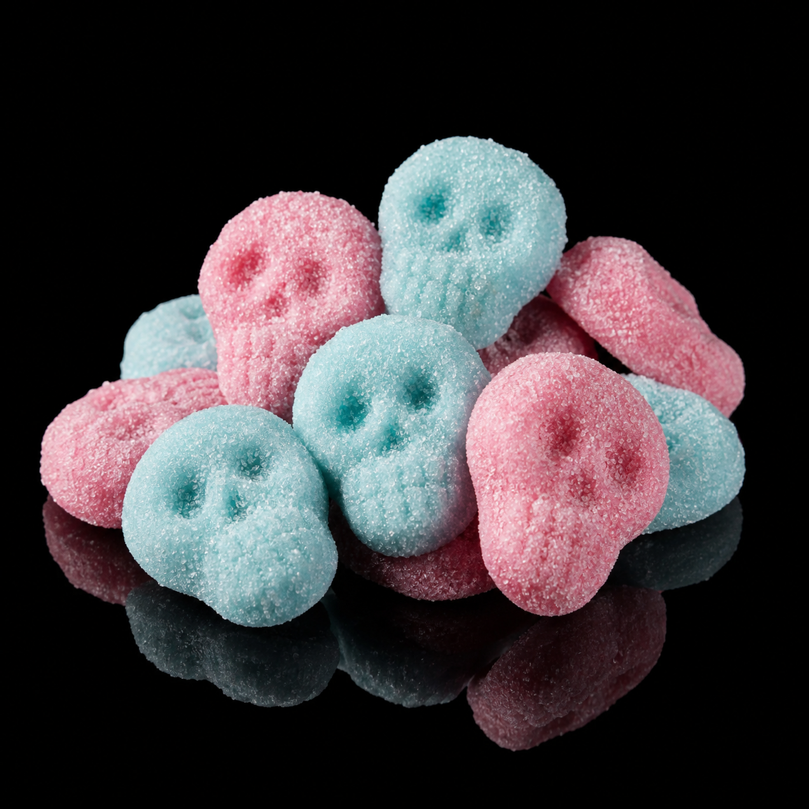 Bonbons Crânes Bubble Gum Acidulés – Frisia