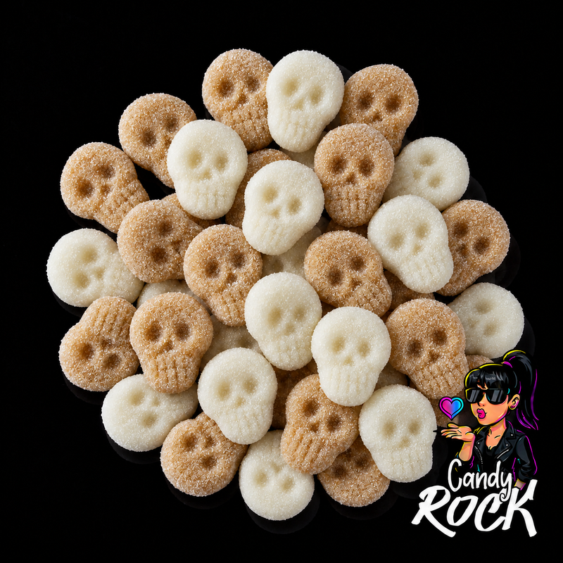 🎸Bonbons Crânes Cola Frisia : acidulés, moelleux et vegan 💀🥤🌱