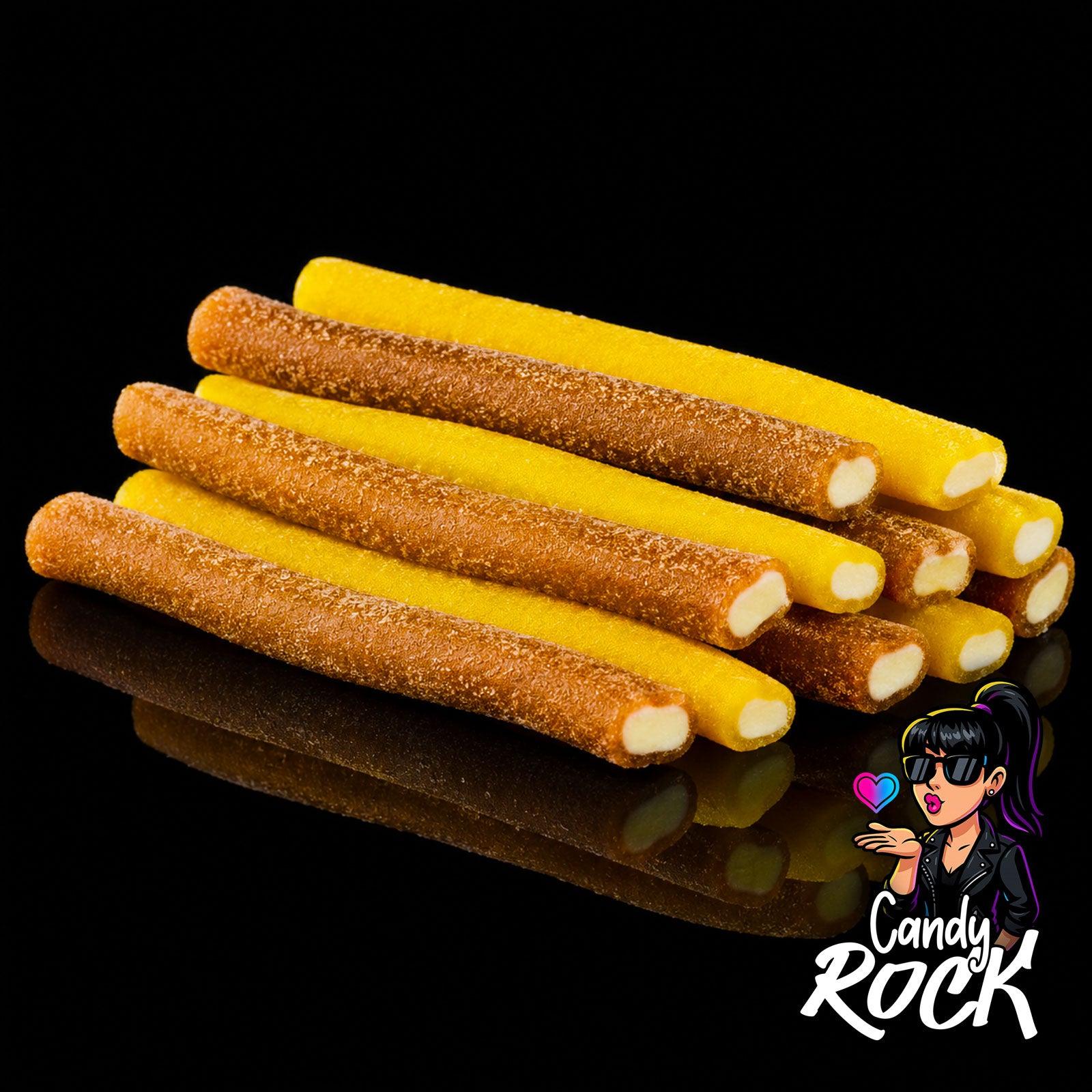 Bonbons Jumbo Sticks Ananas-Coco Acidulés – Jake