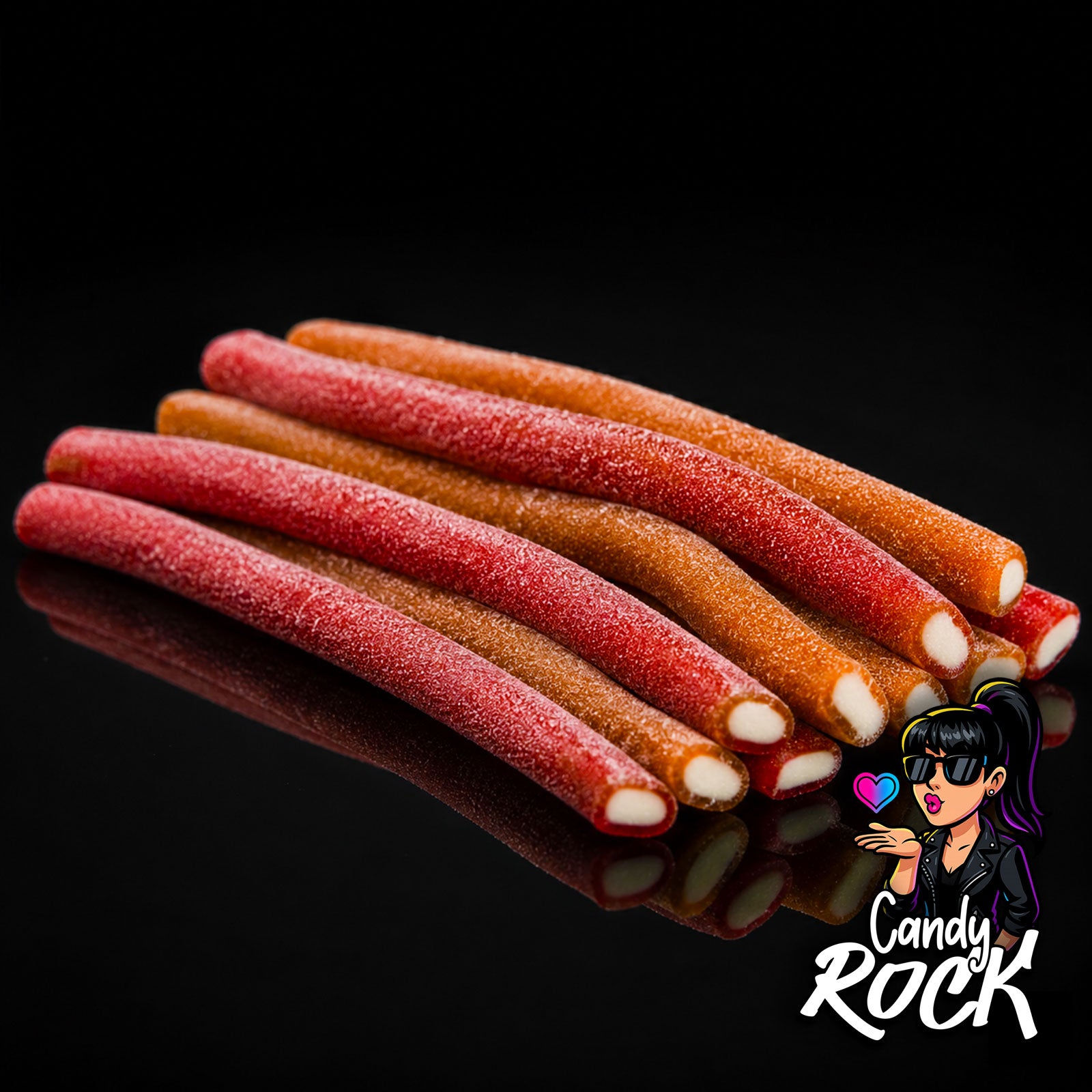 Bonbons Jumbo Sticks Cerise-Cola Acidulés – Jake
