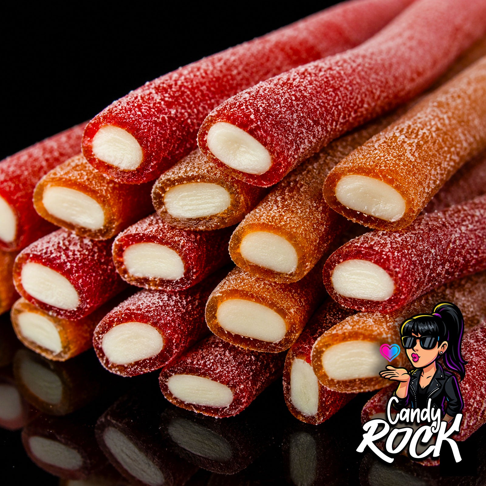 Bonbons Jumbo Sticks Cerise-Cola Acidulés – Jake