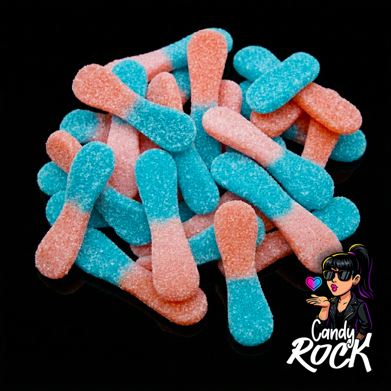 🎸 Des langues de chat version bubble gum & acidulée