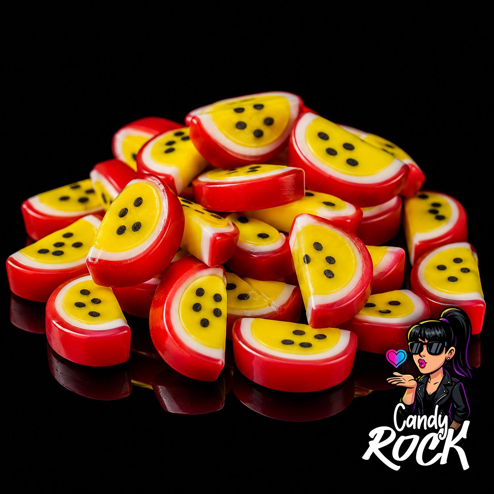 Bonbons Lisse Tranche Fruit de la Passion – Vidal