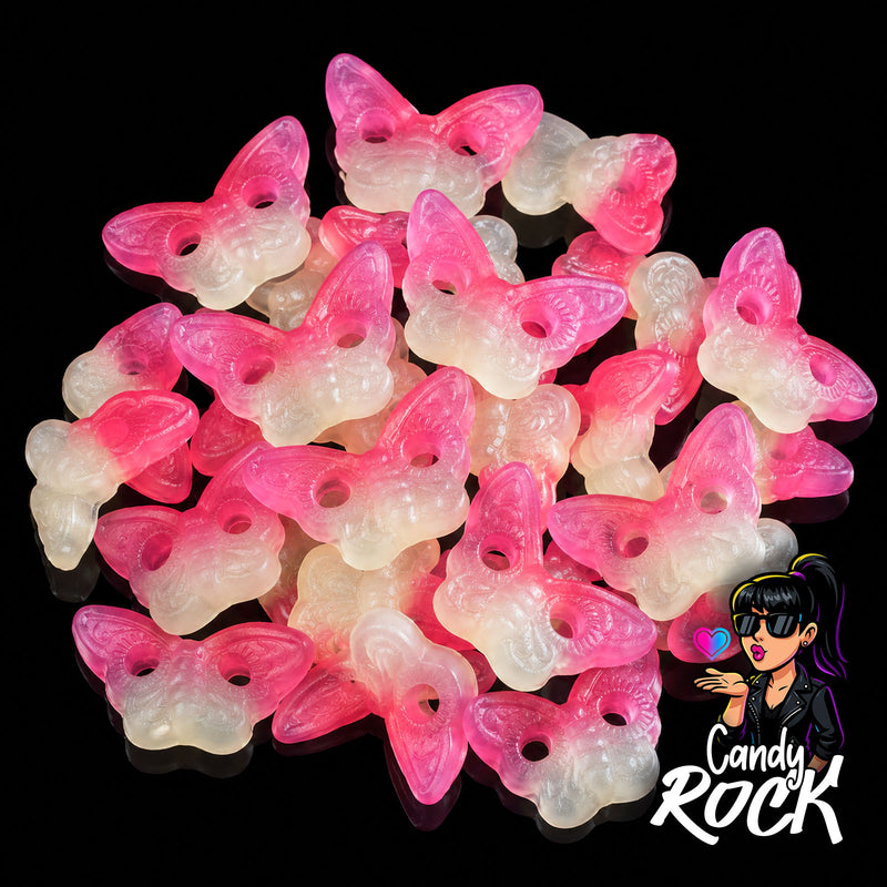 🎸Le papillon fraise qui apporte une vibe douce et glossy