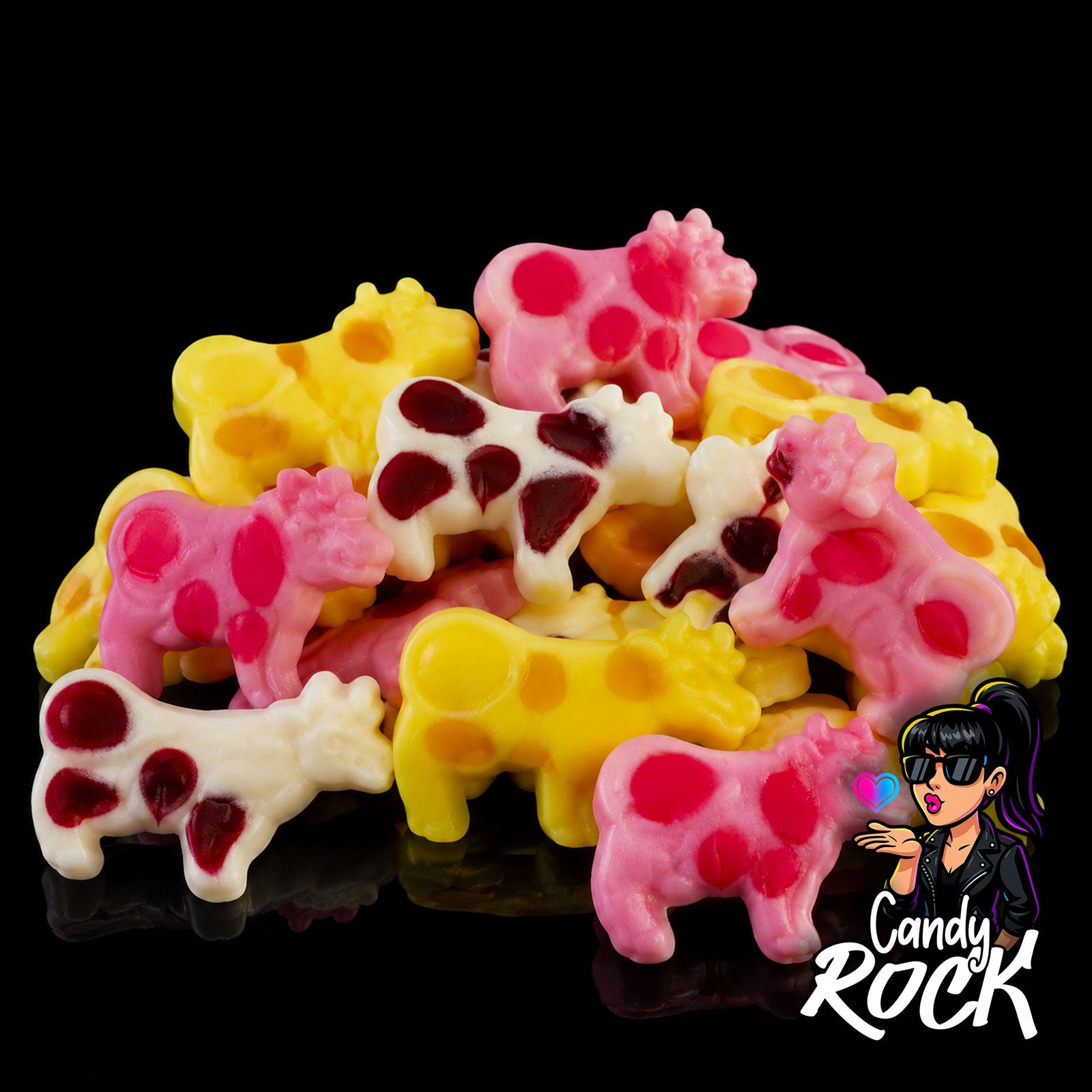 Bonbons Lisses Vaches Colorées – Trolli