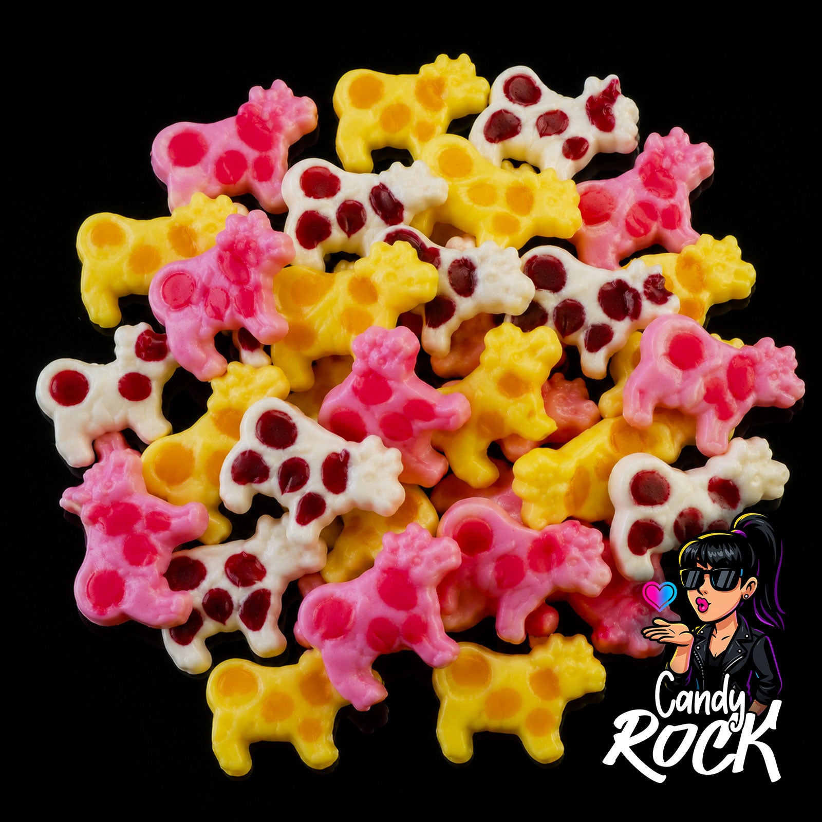 Bonbons Lisses Vaches Colorées – Trolli