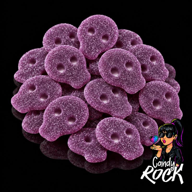 🎸💀 BONBONS CRÂNES RAISIN : LES BONBONS VEGAN QUI ONT DU MORDANT !