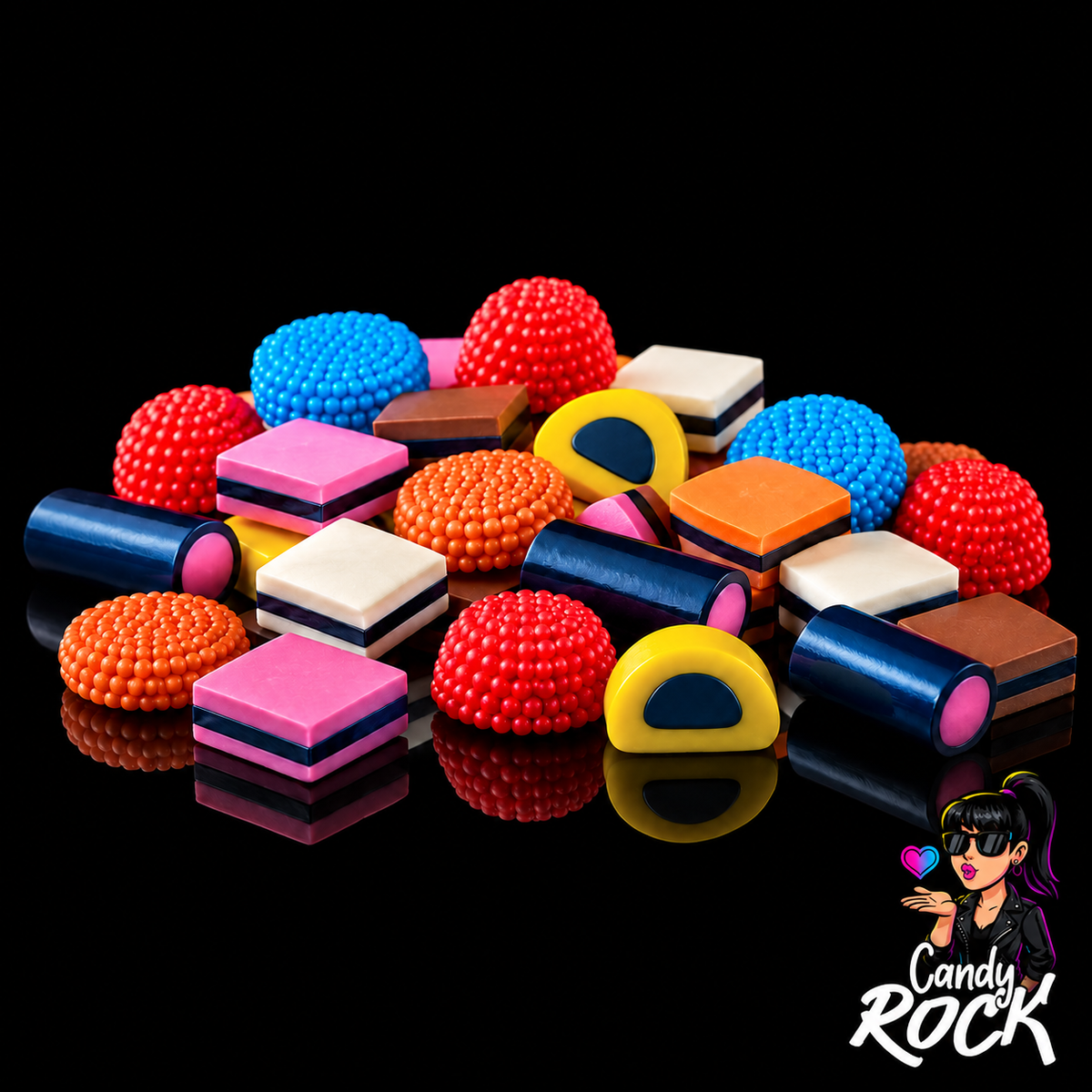 Bonbons Mix Réglisse Confiseries Anglaises – Vidal