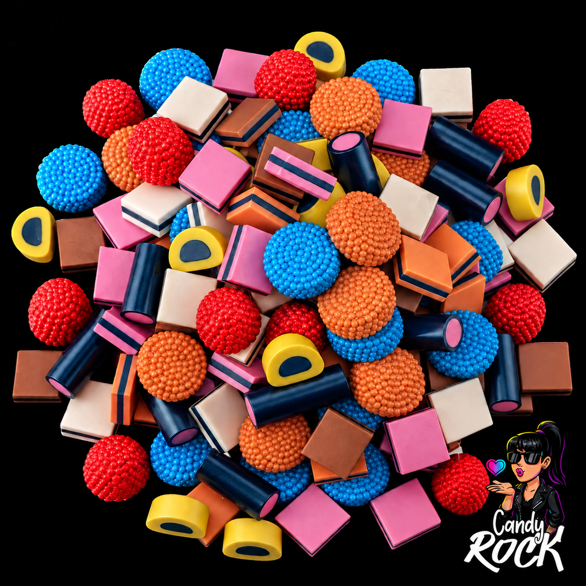 Bonbons Mix Réglisse Confiseries Anglaises – Vidal