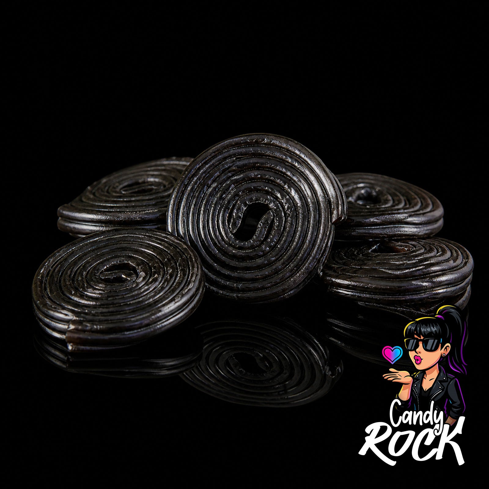 Bonbons Noir Réglisse Rotella Rouleau – Haribo