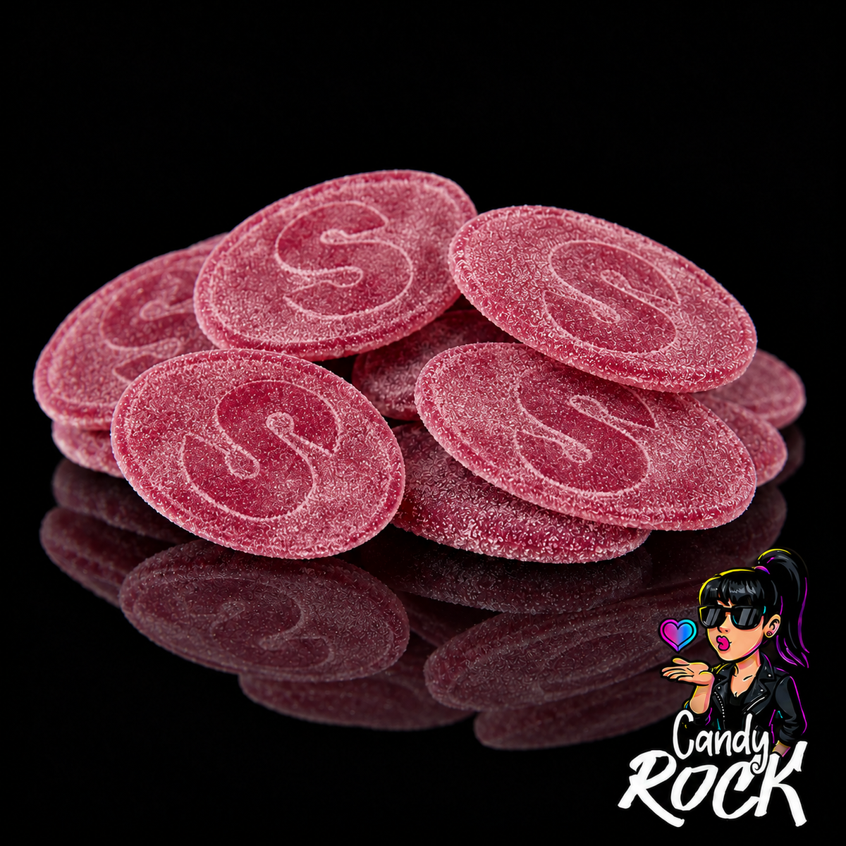 Bonbons S-Märke Cerise Acidulés – Bonbons Suédois Vegan
