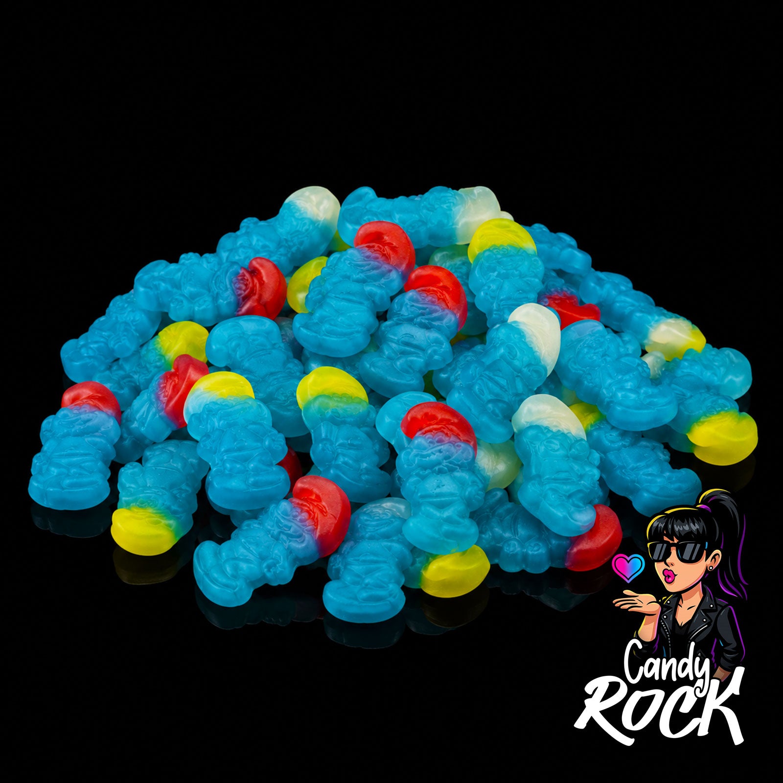 Bonbons Schtroumpfs Bleus Belges – Durs à l’amidon – Haribo