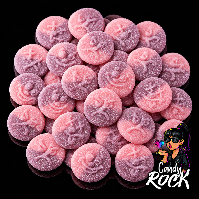 🎸Bonbons Smiley Fraise-Cerise Frisia : des expressions complètement acidulées 😜⚡