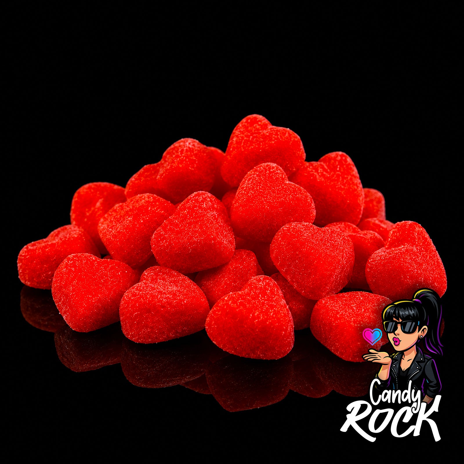 Bonbons Sucrés Cœurs Rouges Soft - Haribo