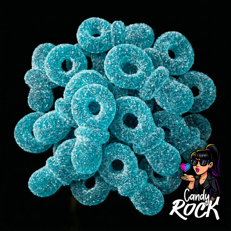 🎸 Des tétines bleues version rock & acidulé