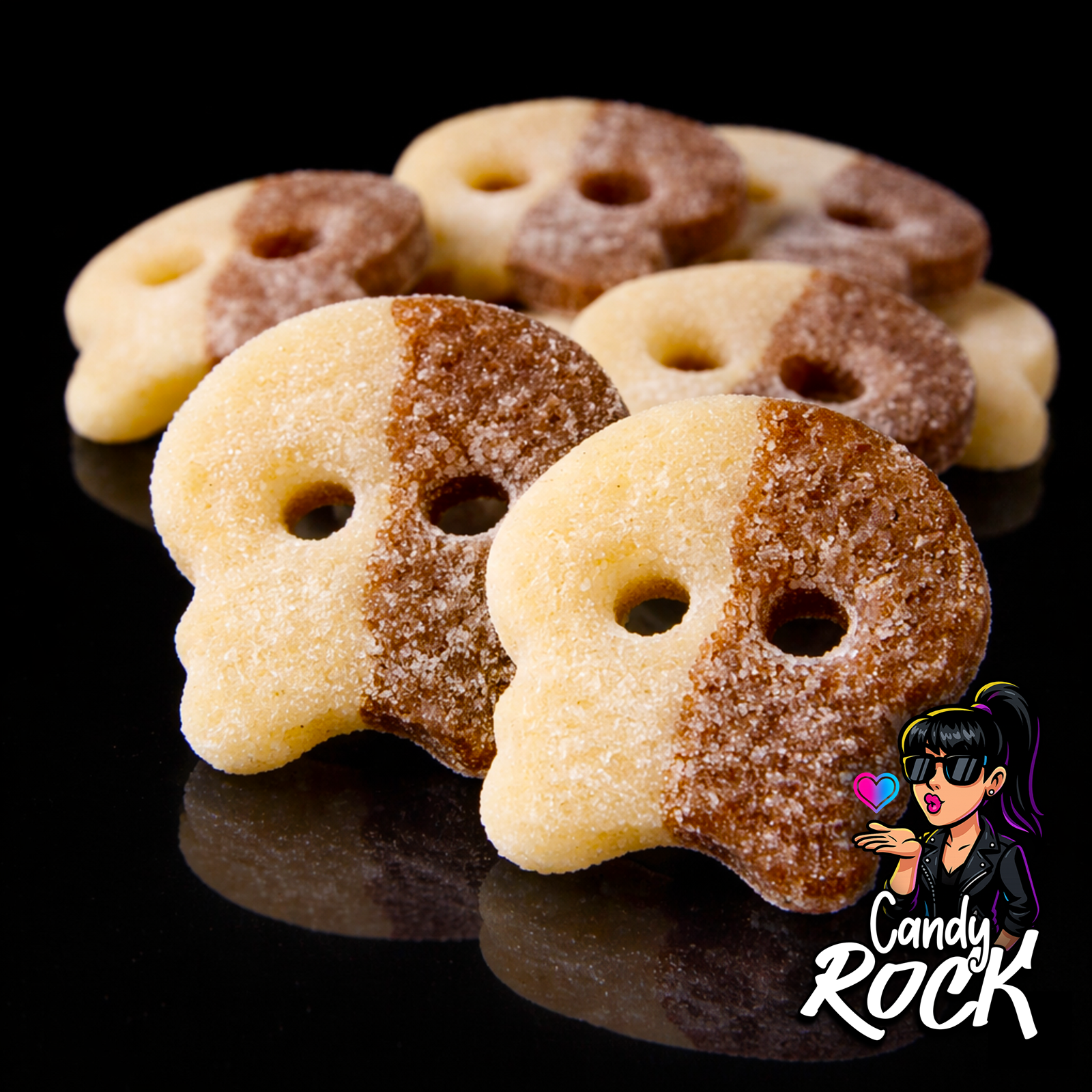 Bonbons vegan suédois Bubs Crânes Cola Acides – Bubs