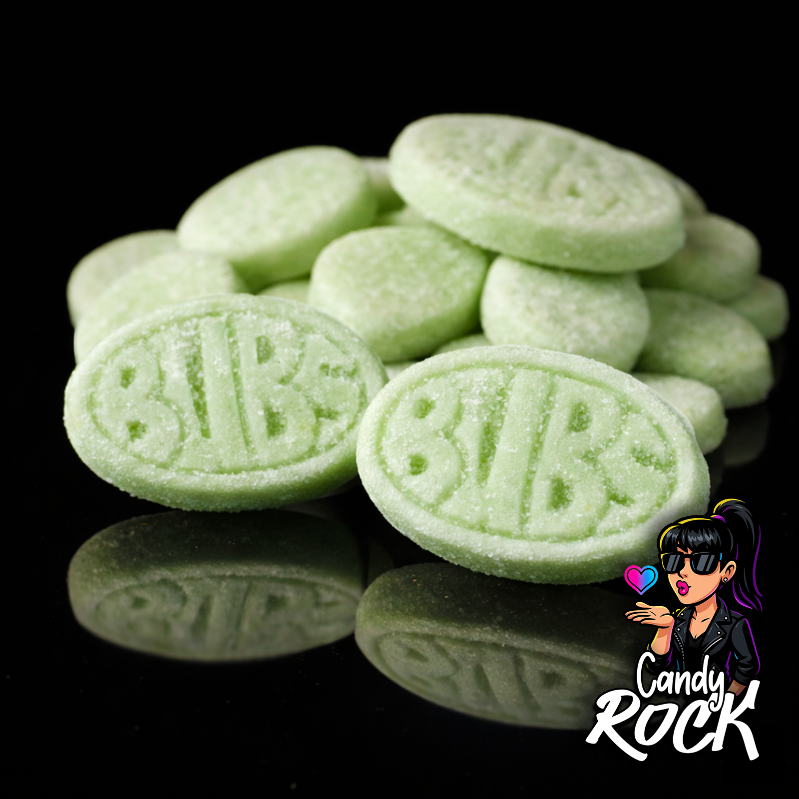 Bonbons vegan suédois Bubs Minis Poires Oval Acides – Bubs