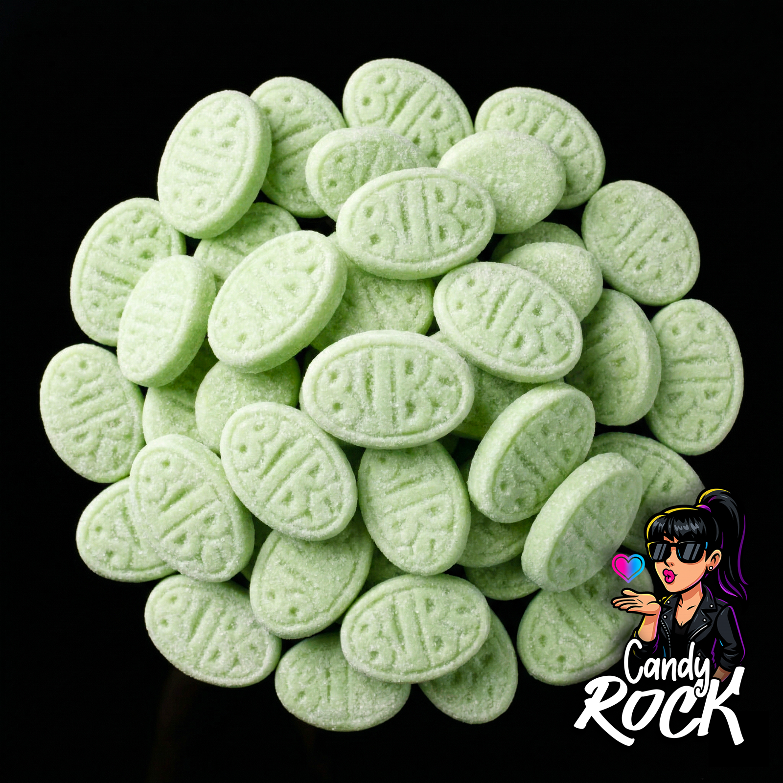 Bonbons vegan suédois Bubs Minis Poires Oval Acides – Bubs