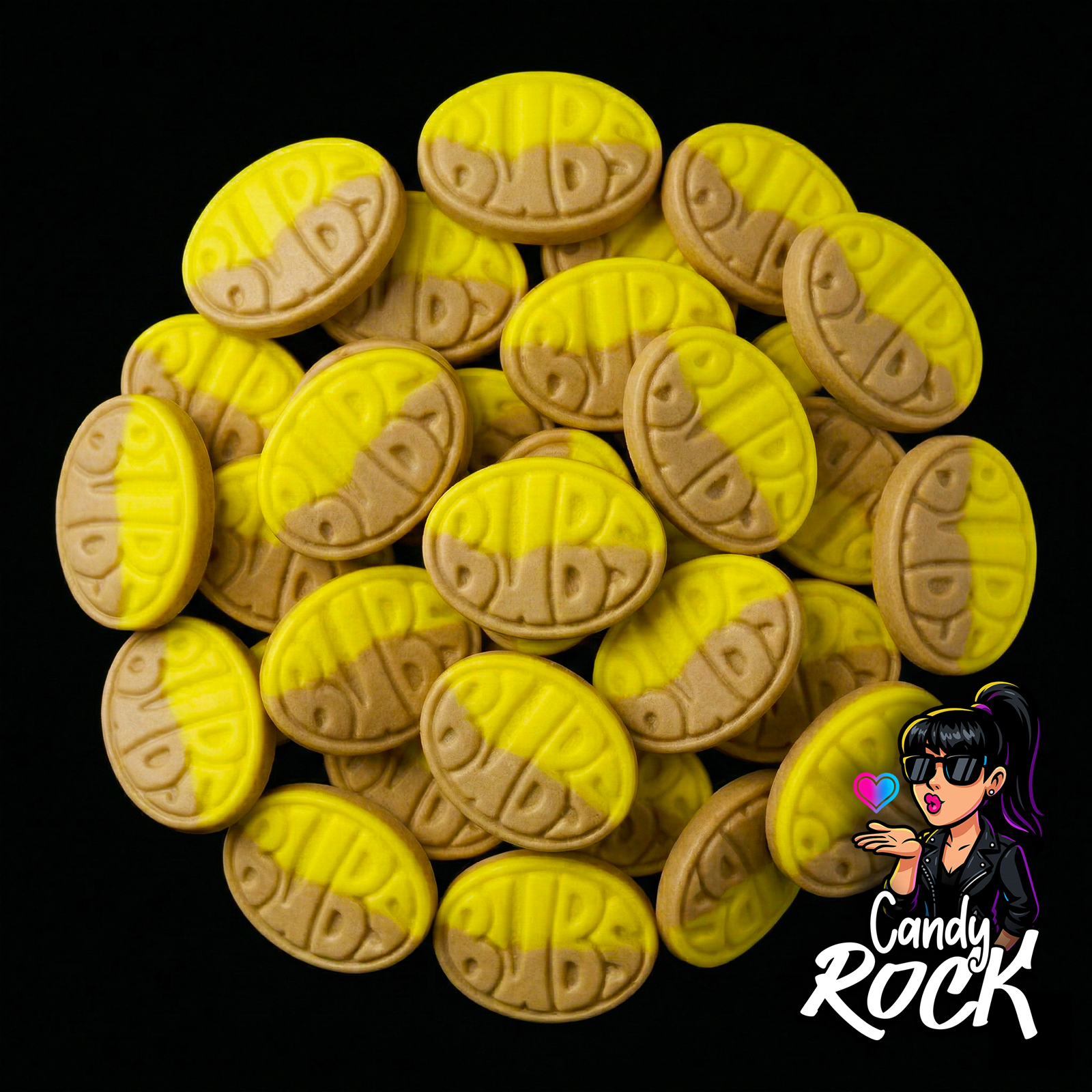 Bonbons vegan suédois Bubs Banane-Toffee Ovales – Bubs
