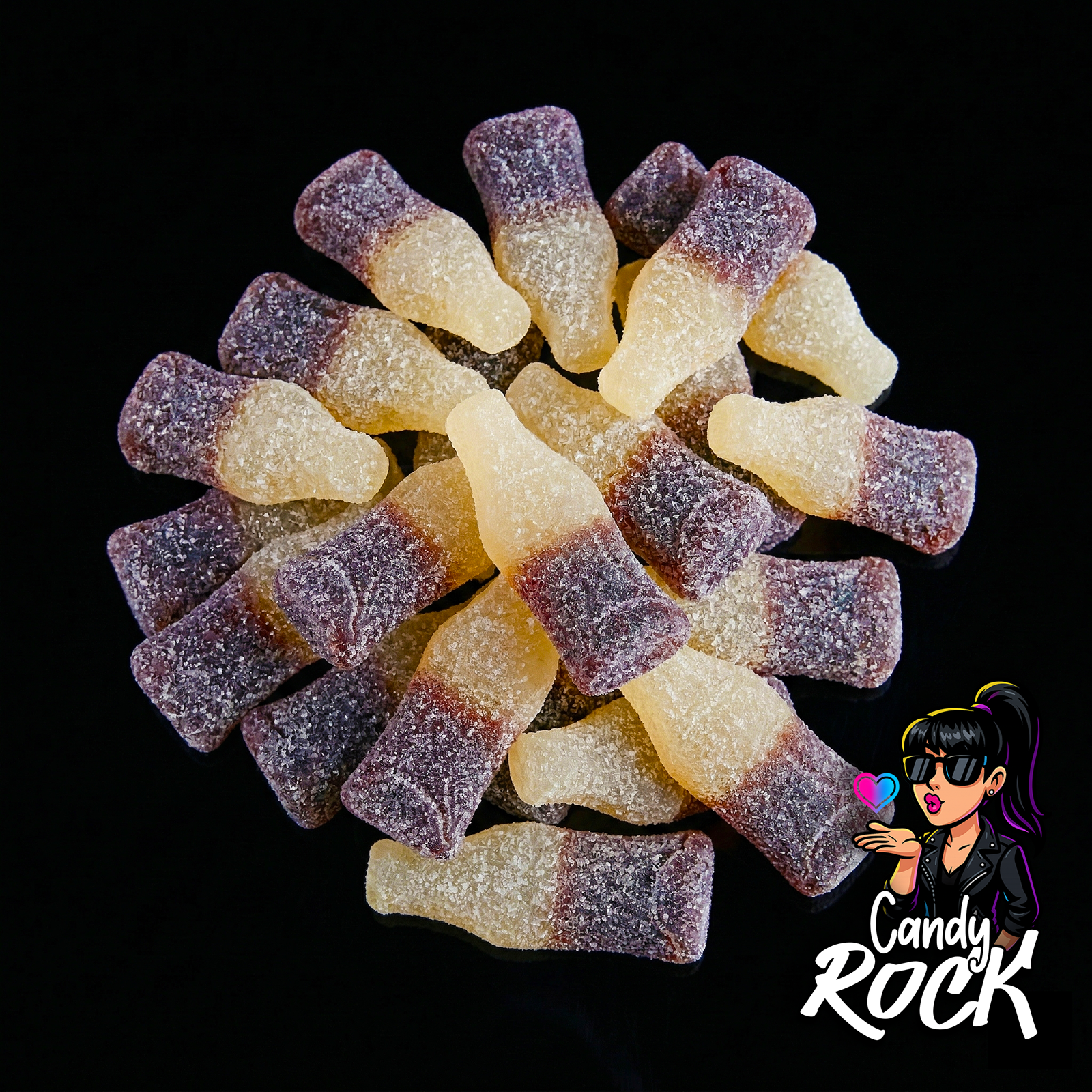 Bonbons bouteilles cola géantes acidulées – Vidal